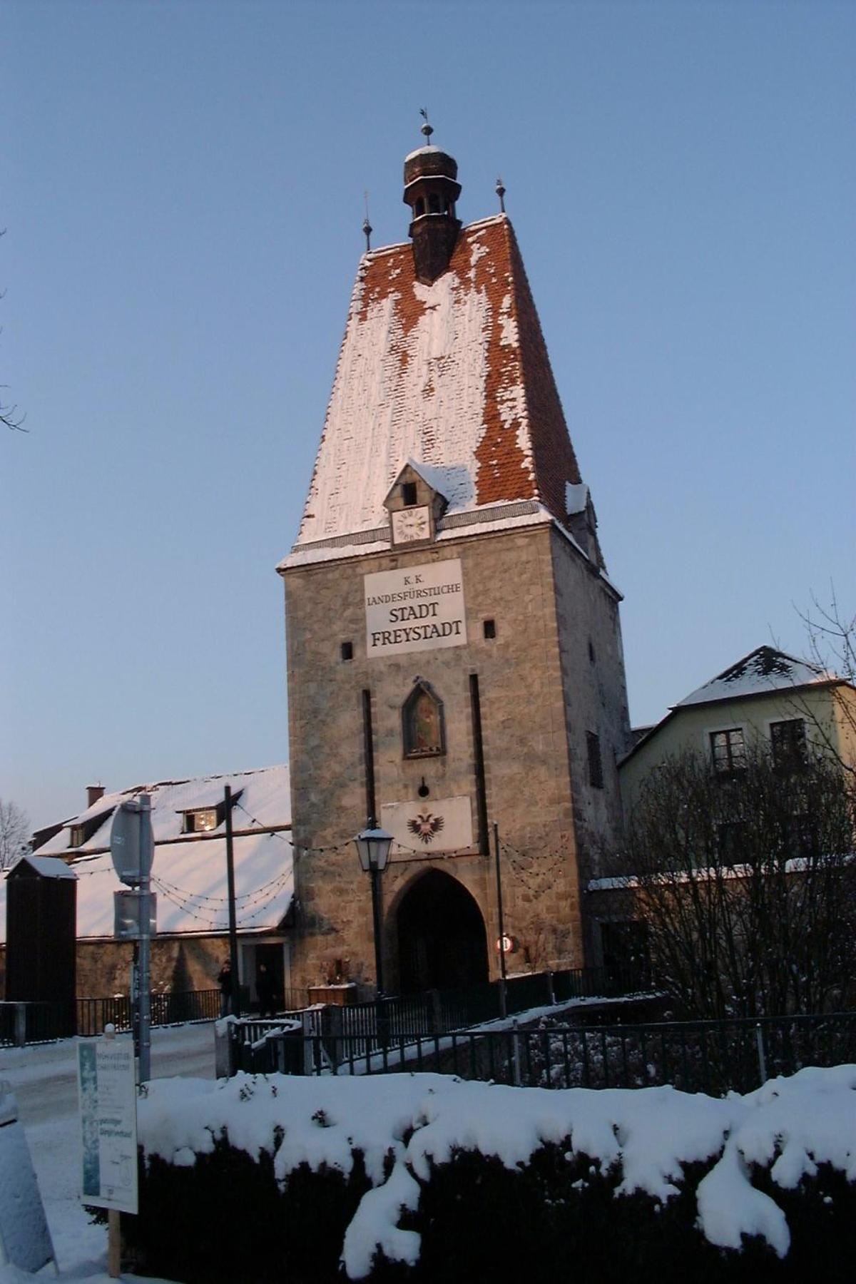 Hotel Zum Goldenen Hirschen Freistadt Buitenkant foto