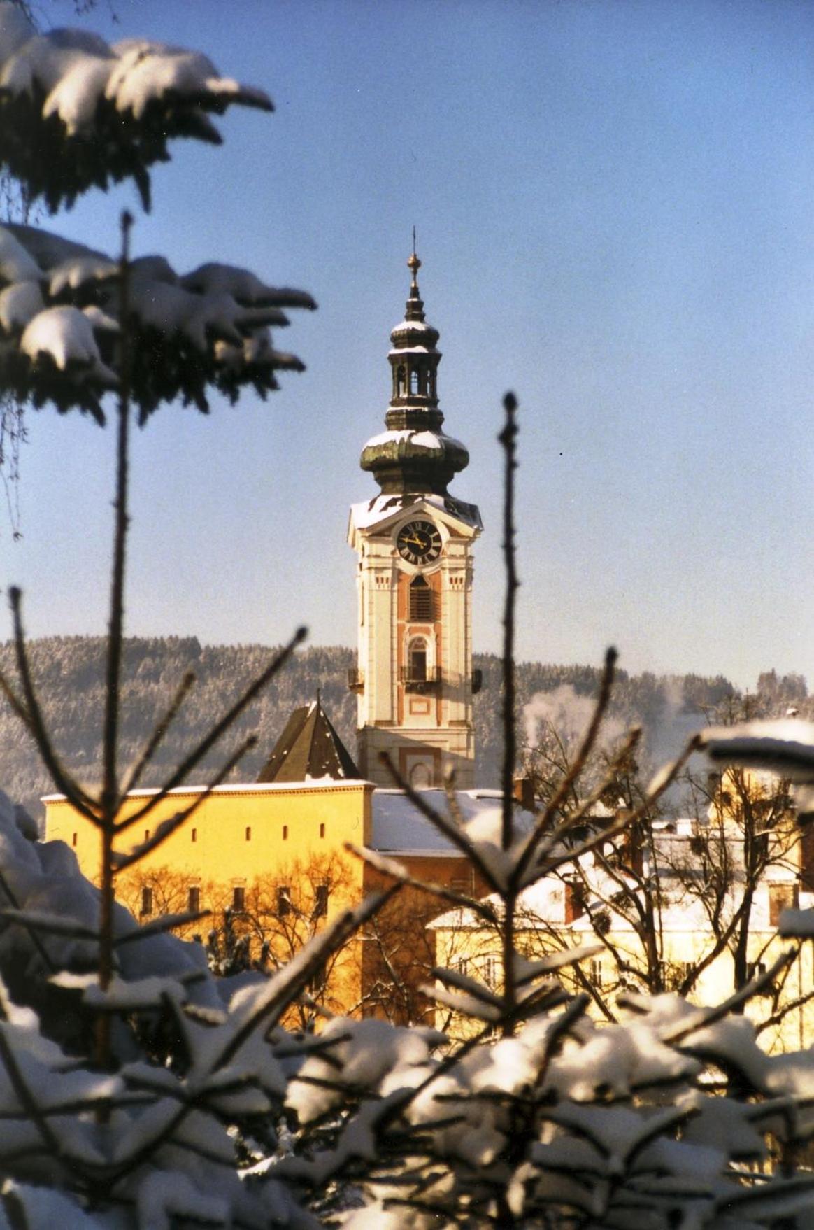 Hotel Zum Goldenen Hirschen Freistadt Buitenkant foto